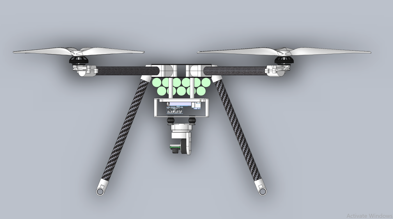 Jetson housing CAD with vibration dampers